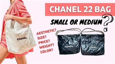 price of chanel 22 bag|Chanel 22 bag size comparison.